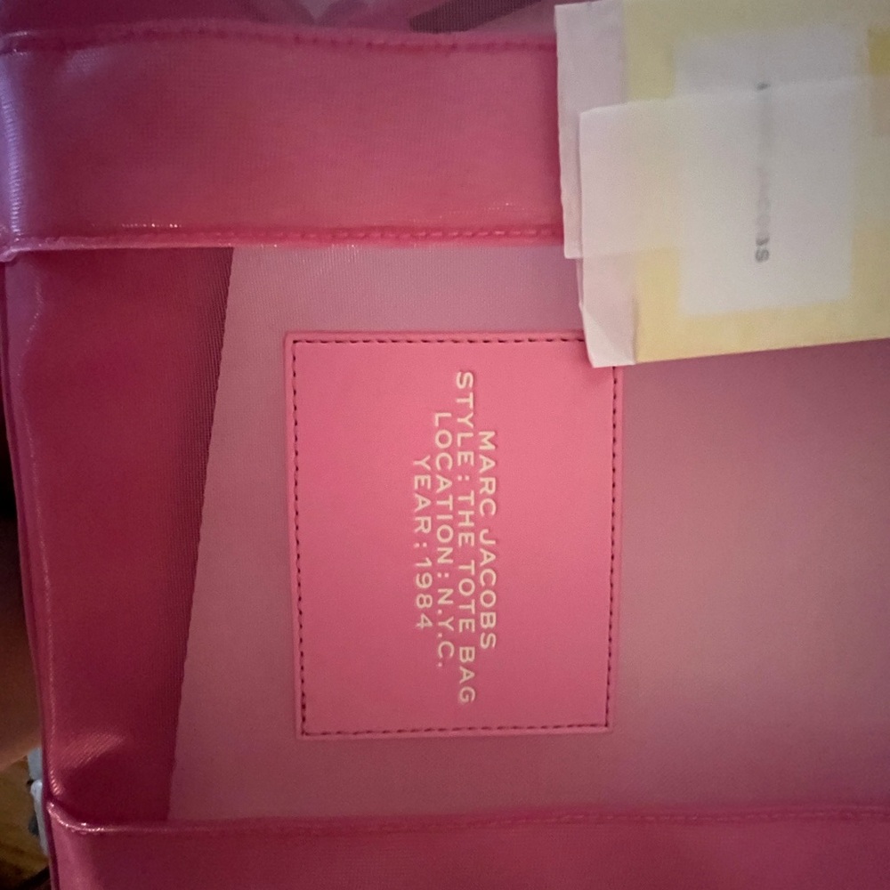 Marc Jacobs Pink Tote Bag - Picture 10 of 10